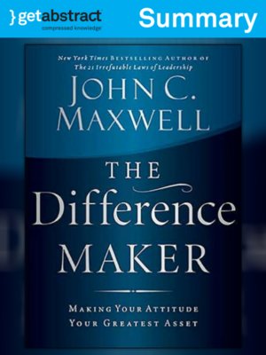 cover image of The Difference Maker (Summary)